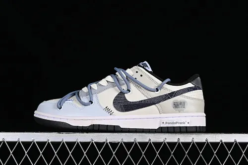 All Categories Nk SB Dunk Series Nk SB Dunk Low Low-top sneakers Nk Dunk Low Panda Prank Romantic Qiqiao Ocean after the rain SB strap low-top casual sneakers FD1232-001